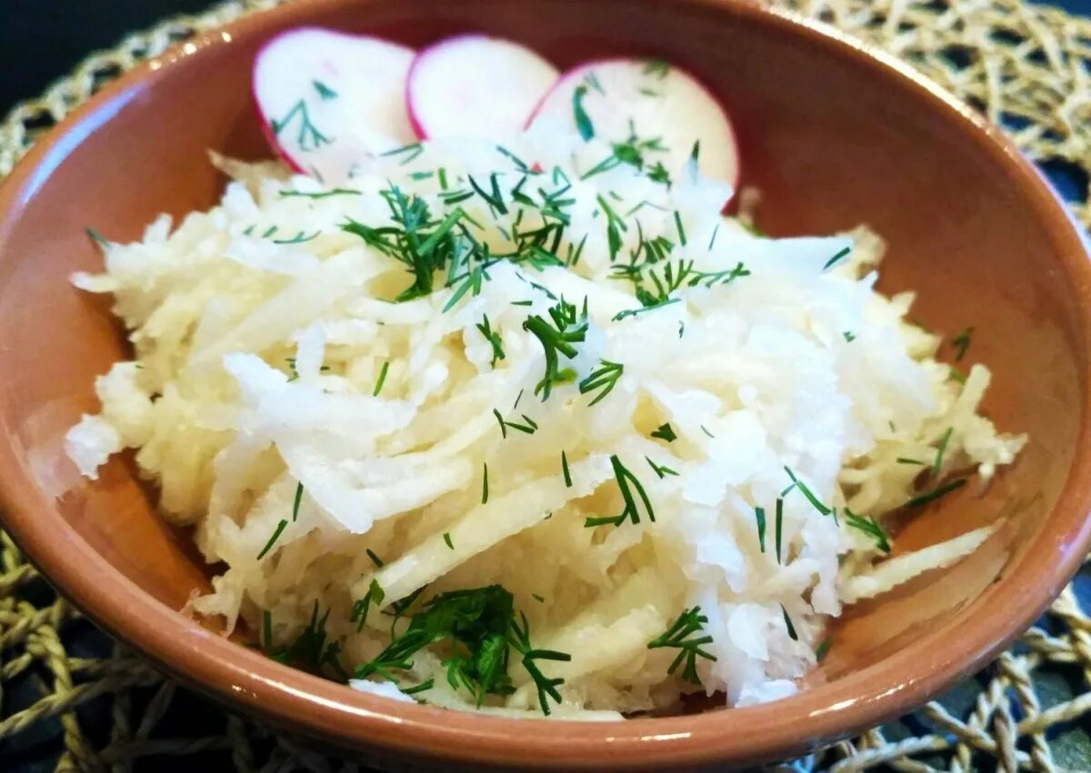 Как вкусно сделать редьку