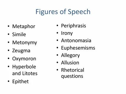 Figure of speech