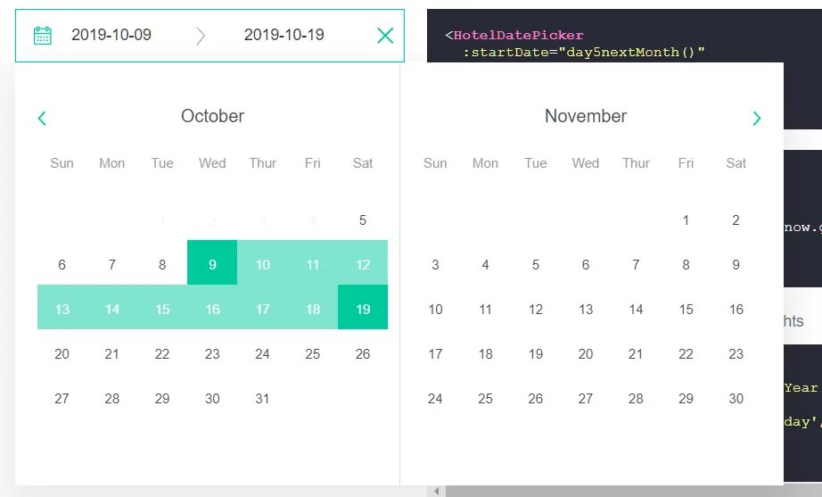 Vue js data. Datepicker js. vue js таблица вертикальный аккордеон. date-range-picker мгу.
