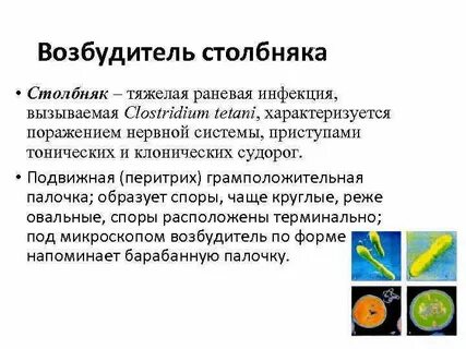 Столбняк инфекция