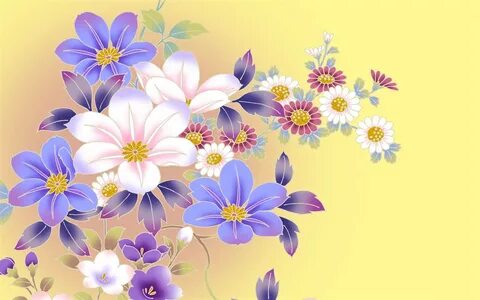 Картинки с цветами красивые нарисованные