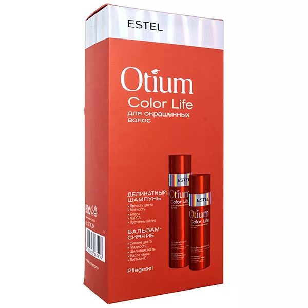 Отиум колор. Otm.204 набор otium color life для окрашенных волос. набор otium color life для окрашенных волос (шампунь, бальзам). отиум для окрашенных волос набор. estel набор для окрашенных волос otium color life (шампунь 250мл + бальзам 200мл).