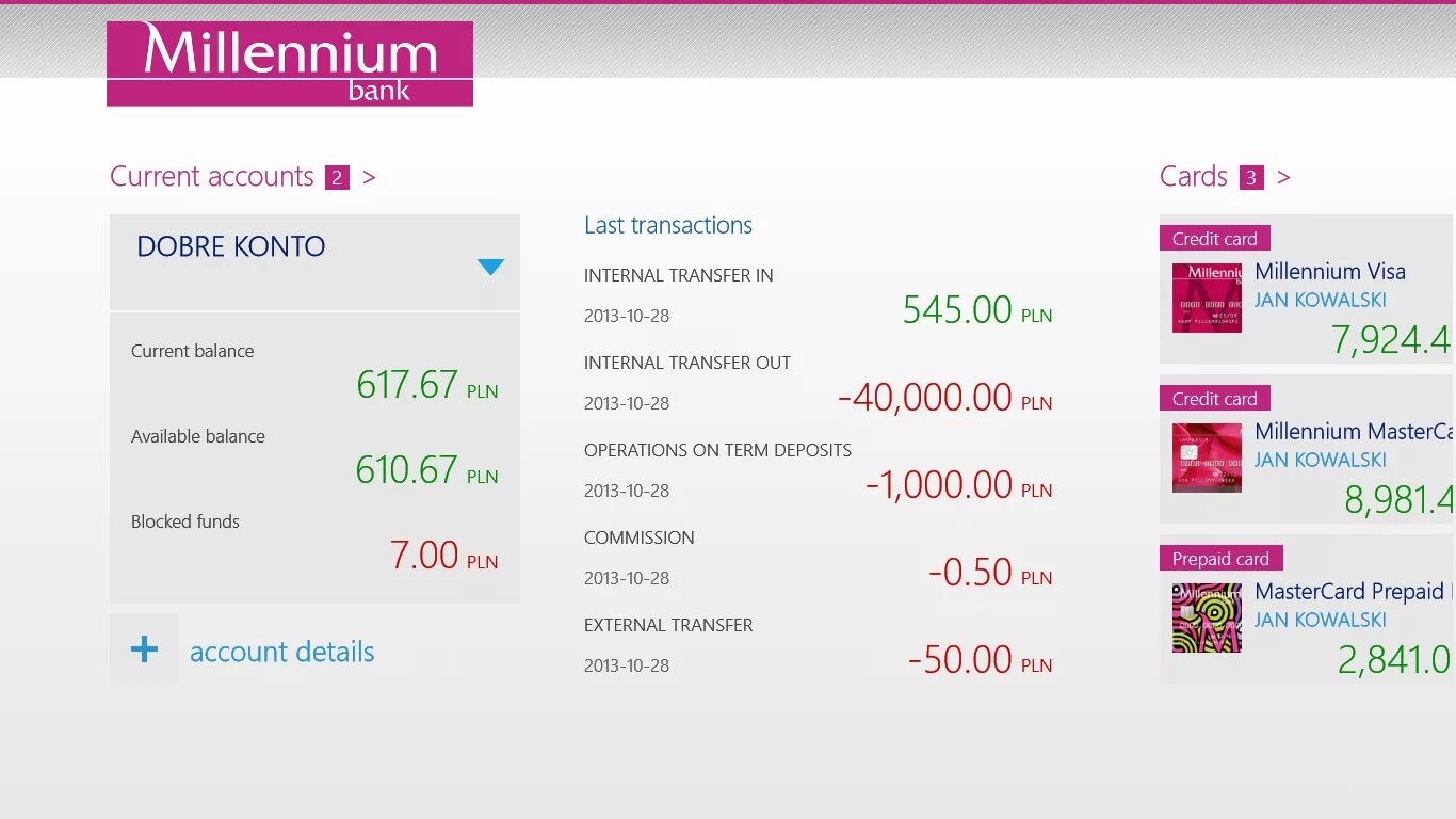 Миллениум банк Польша. Bank Millennium счет. Польский банк приложение. Польский банк счет.