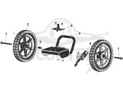 Газонокосилка champion lmh4412