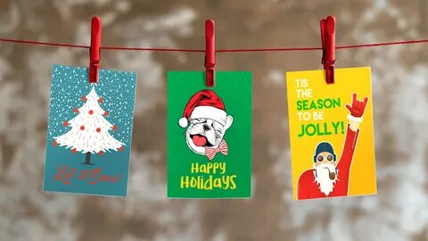 Holiday postcard