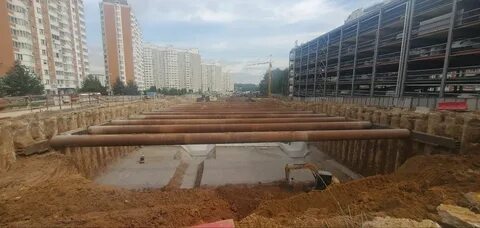 Дорога через видное