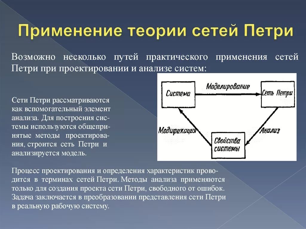 Использование сетевых моделей. Теория сетей. Сеть Петри примеры использования. Моделирование бизнес процессов сети Петри. Безопасная сеть Петри.