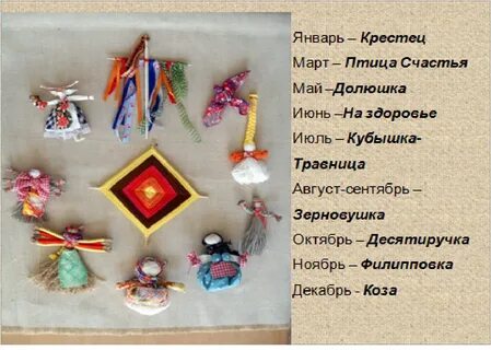 Календарь народных кукол