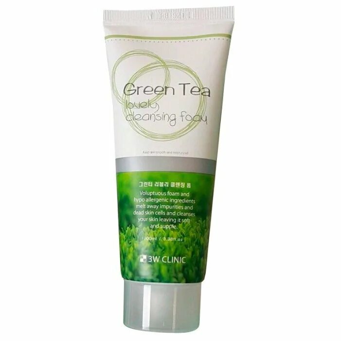 Пенка для лица зеленый чай. Green tea foam cleansing 3w. пенка 3w clinic green tea. 3w clinic пенка зеленый чай. 3w clinic green tea cleansing foam, 100 ml.