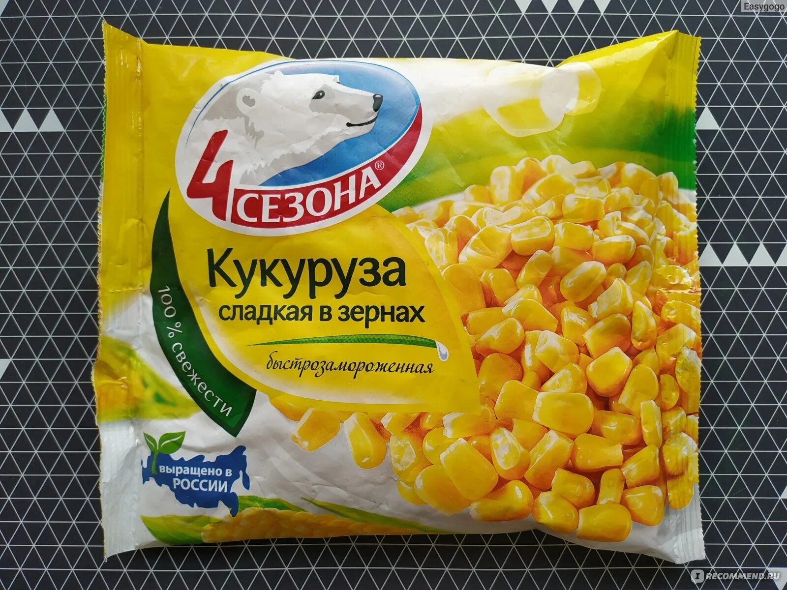 Заморозка кукурузы