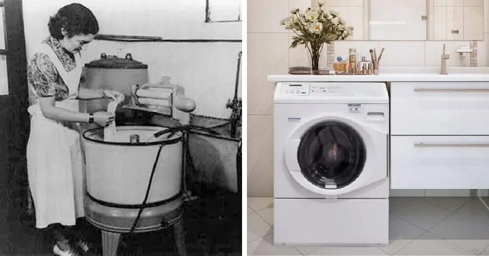 Первая стиральная машина. Старинная стиральная машина в прачечной. Стиральная машина из прошлого. Стиральная машина раньше. Как менялась стиральная машина