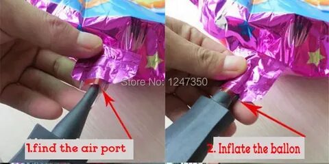 Можно ли сдуть фольгированный шар