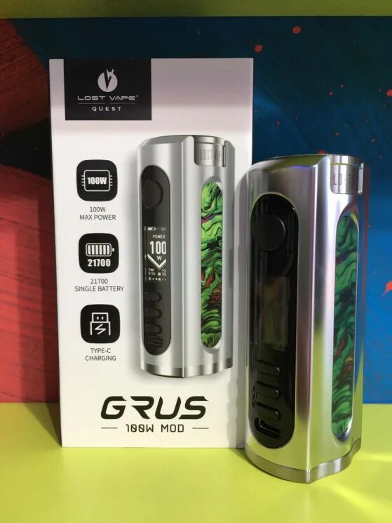 Мод 100 ватт. Lost vape grus 100w. бокс-мод lost vape grus. бокс мод lost vape grus black carbon. вейп lost vape grus.