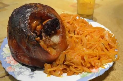 Рулька с квашеной
