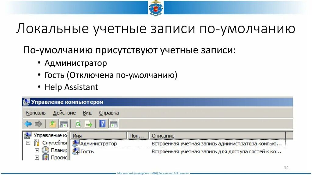 Локальная учетная запись. Группы пользователей учётные записи. Локальные учетные записи пользователей. Типы учетных записей Windows. Группа локальных администраторов