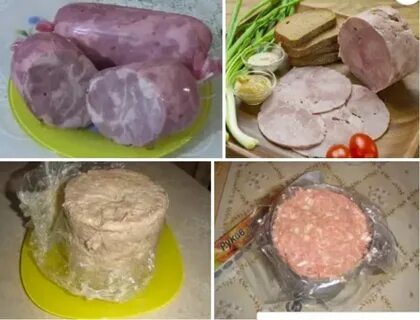 Домашняя куры с желатин колбаса