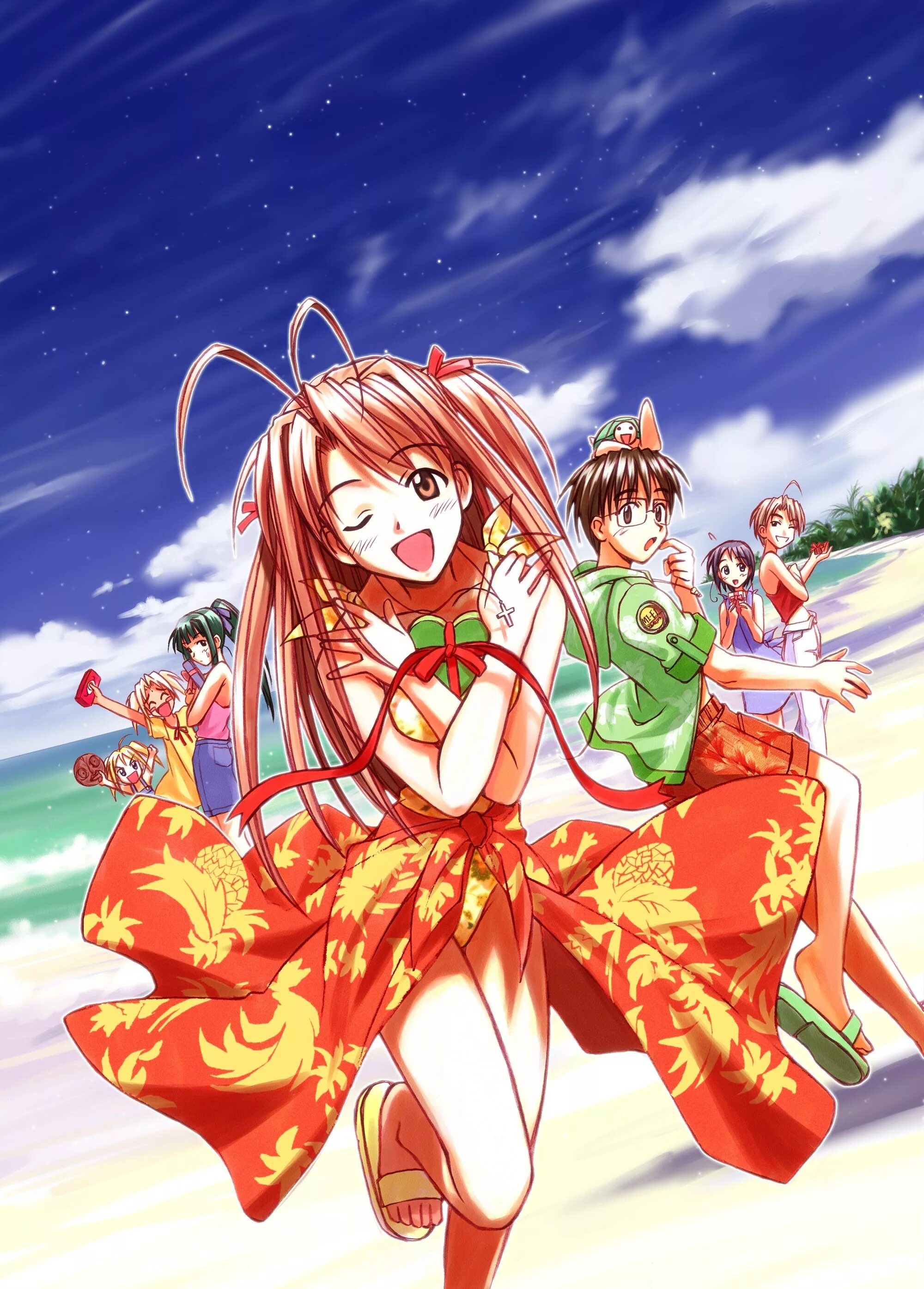 Love hina. Love Hina Каолла Су. Хина Сетогучи. Мицунэ конно.