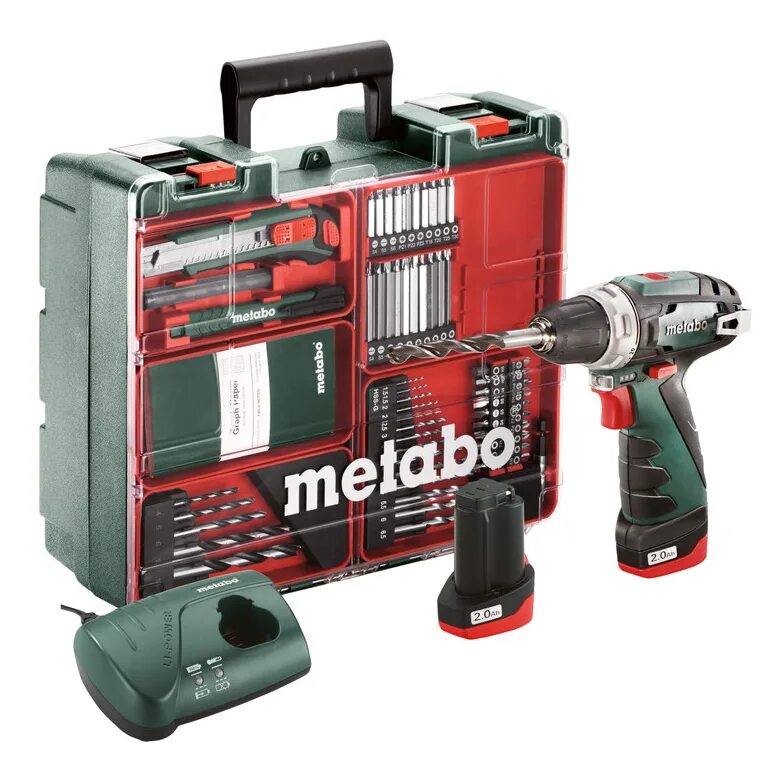 Дрель-шуруповерт Metabo POWERMAXX BS Basic 10.8/12 в. Шуруповёрт Метабо POWERMAXX BS Basic 10.8. Metabo POWERMAXX BS Basic Set 600080880. Аккумуляторная дрель-шуруповерт Metabo POWERMAXX BS 2014 Basic 2.0Ah x2 Case set2 34 н·м.