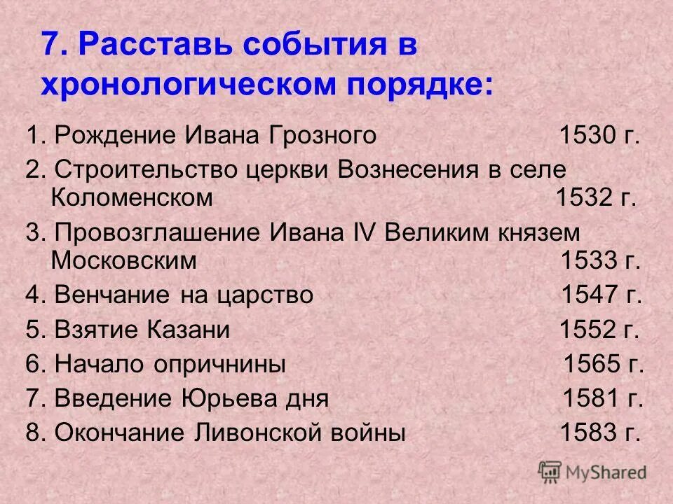 Последовательность событий внутренней политики ивана грозного. Основные события правления ивана грозного. Даты правления ивана 4 грозного. Внутренняя и внешняя политика ивана грозного таблица. События правления ивана 4 в хронологическом порядке.