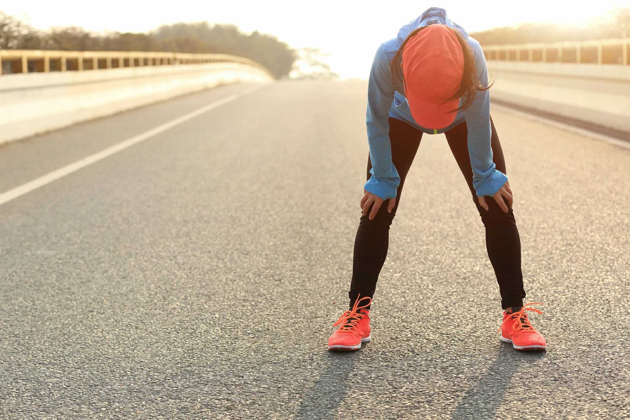 I was tired because i run