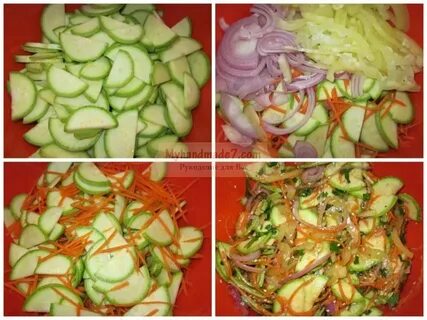Салат морковь кабачок по корейски рецепт