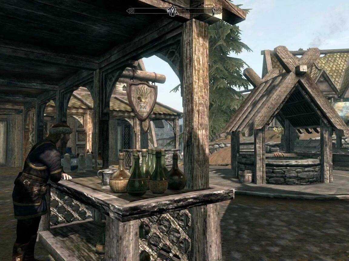 Оружейная Лавка скайрим. Скайрим окрестности Вайтрана. Skyrim Вайтран Лавка. Торговая Лавка скайрим.