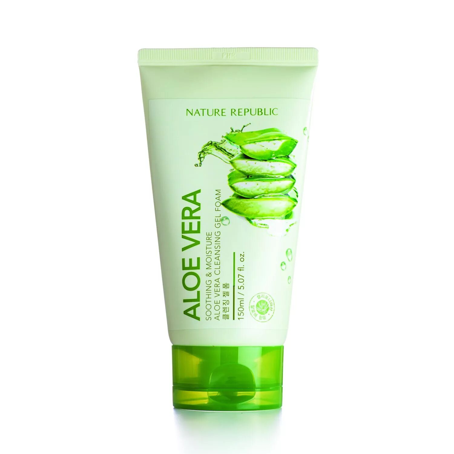 Nature Republic Aloe Vera. Cleansing gel foam