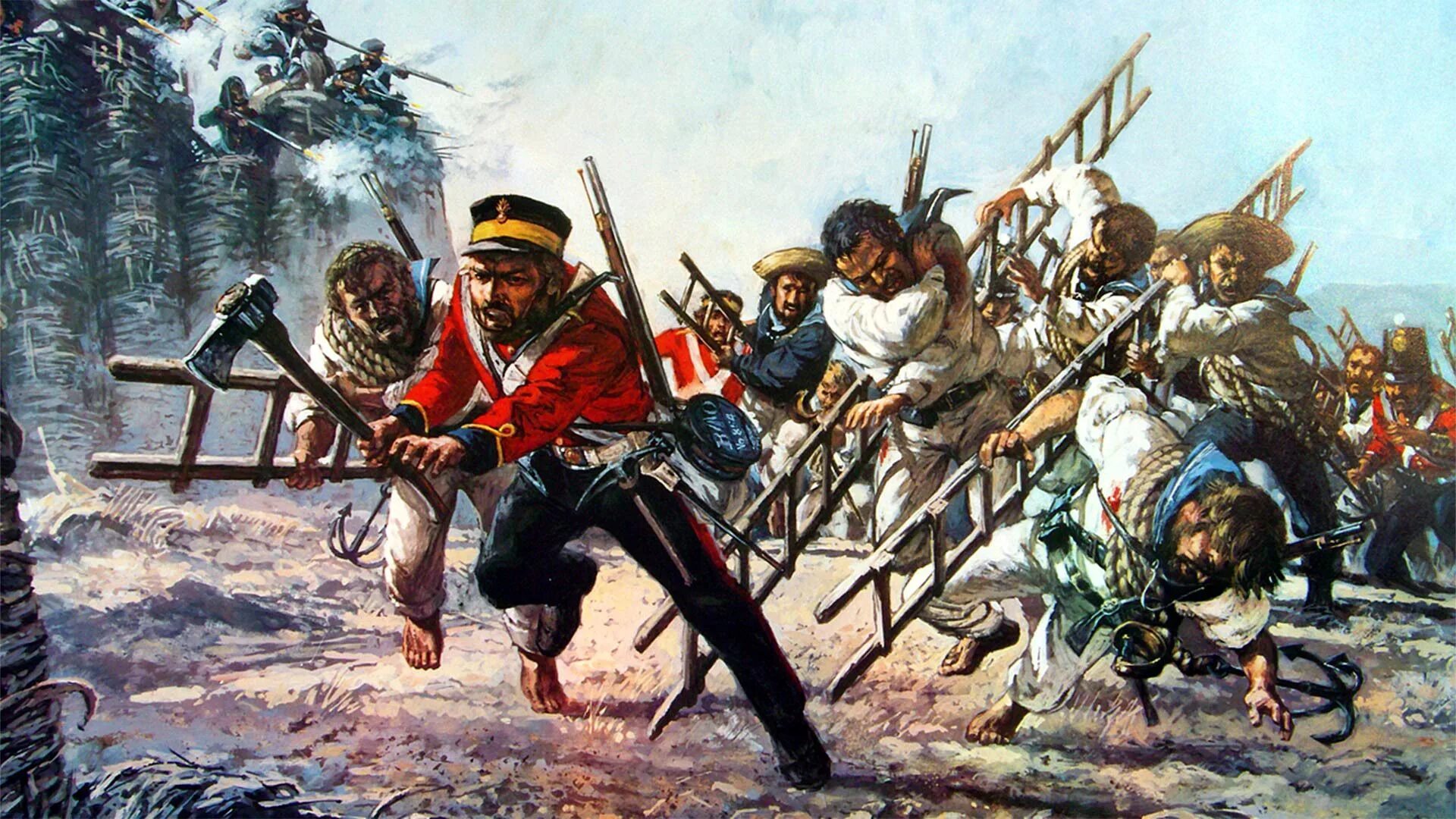 Схватка бой. Английская армия в Крымской войне 1853-1856. Британская армия в Крымской войне.
