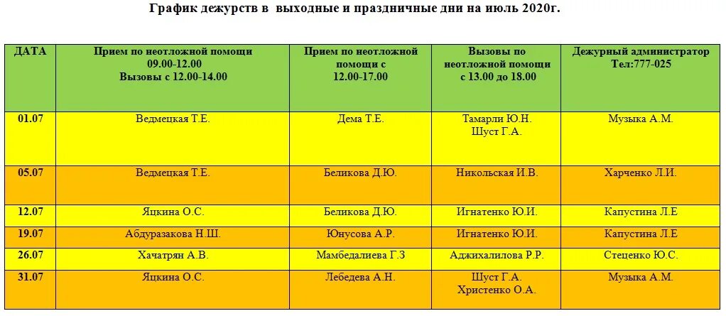 Дежурная больница нижний новгород сегодня. График дежурных стационаров. Расписание дежурства больниц. График дежурств больниц. График дежурств врачей в стационаре.