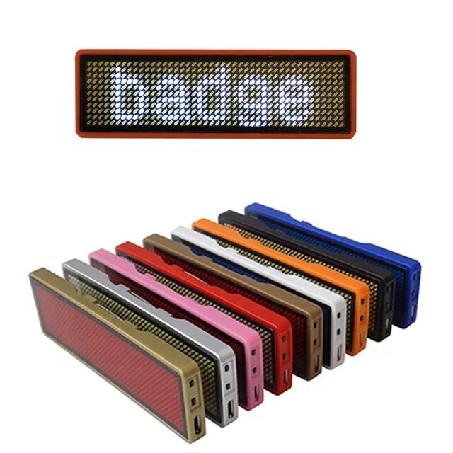 Lamp badge. Светодиодный бейдж. led badge.