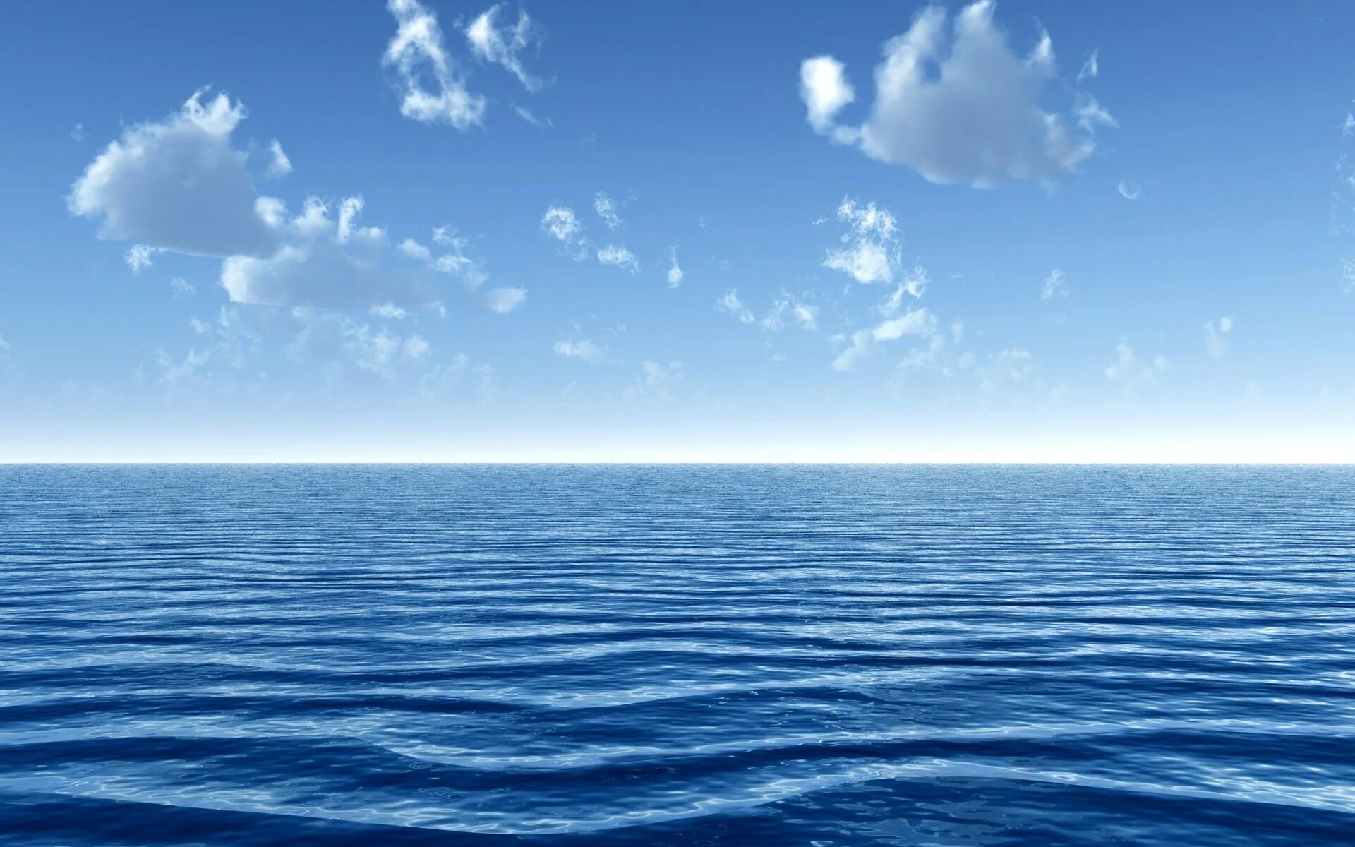 Размер синего моря