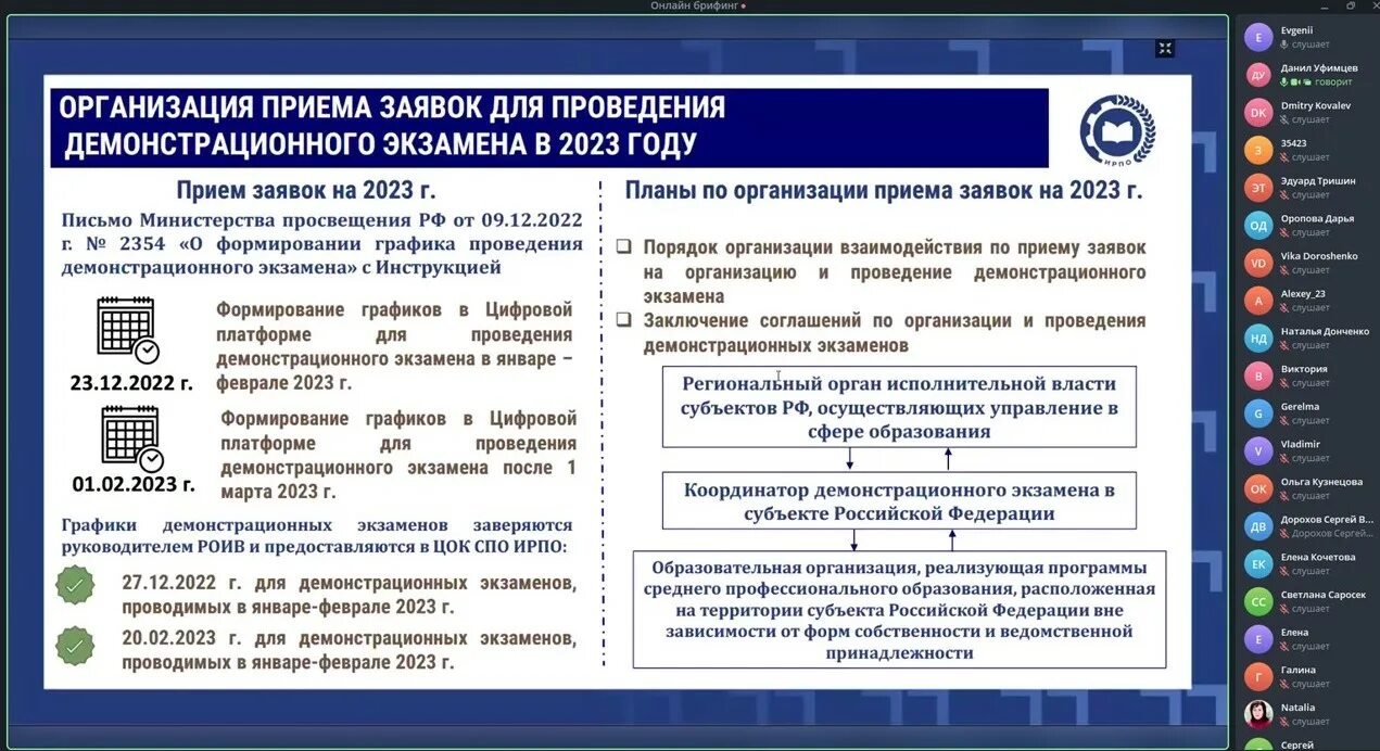 Демонстрационная компетенция. Демонстрационный экзамен 2023. Демонстрационный экзамен 2023 СПО. ИРПО демонстрационный экзамен. График экзаменов 2023.