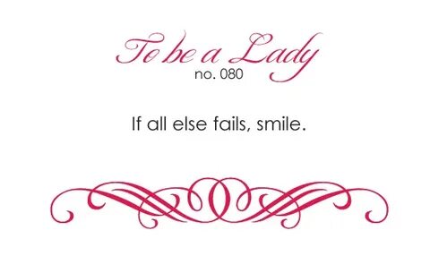 There is a lady