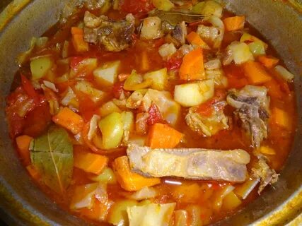 Вкусный шулюм из свинины