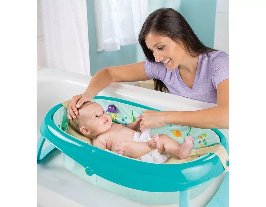 Ванночка Summer Infant Foldaway. Ванночка для новорожденных. Ванночка для купания новорожденных. Детская ванна для купания. Девочка купать ванночки