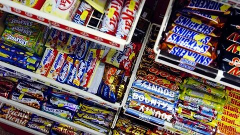 Магазин шоколадных батончиков