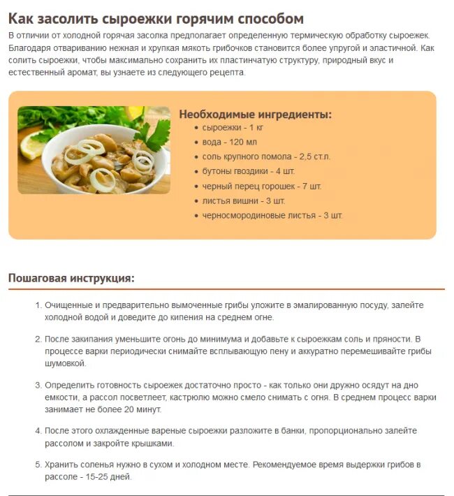 Засолить сыроежки горячим способом вкусно и быстро. Засолить сыроежки горячим способом вкусно и быстро