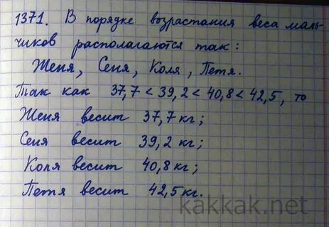 Коля весит