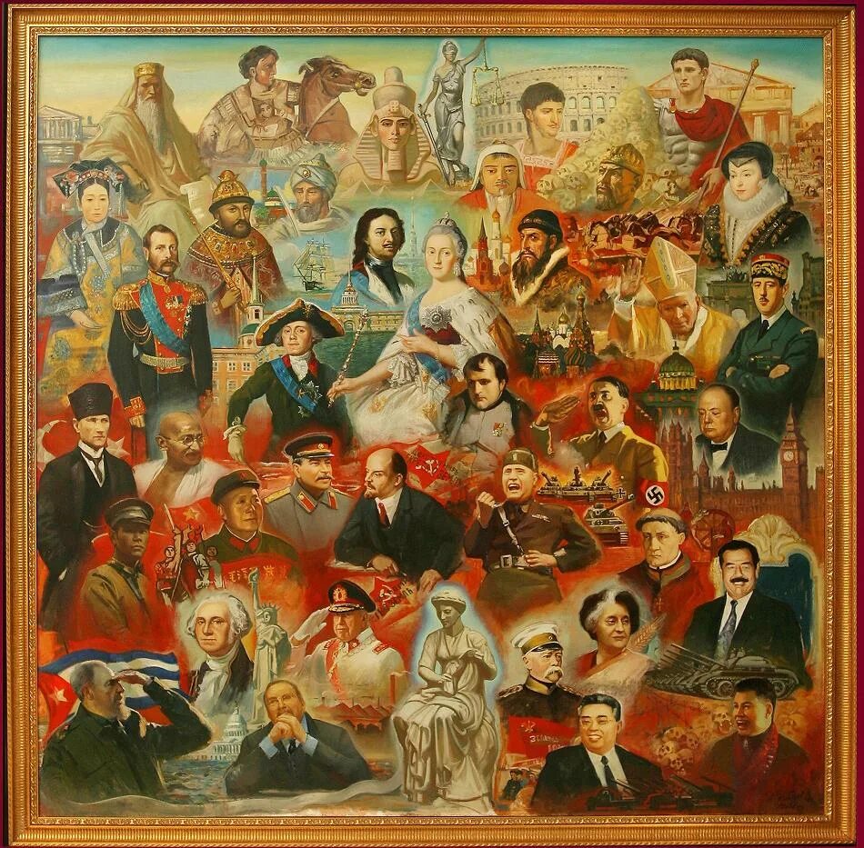 Картина где изображены. Картина с историческими личностями разных эпох. Исторические личности коллаж. Исторические личности России коллаж. Картина Великие люди России.