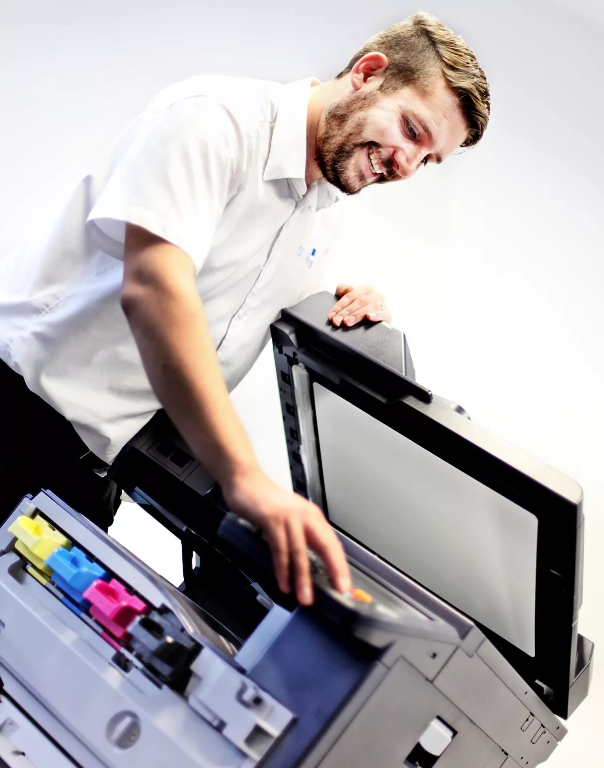 Начало работы с принтером. Большой офисный сканер. Принтер. Начало работы с принтером. Обслуживание принтеров.