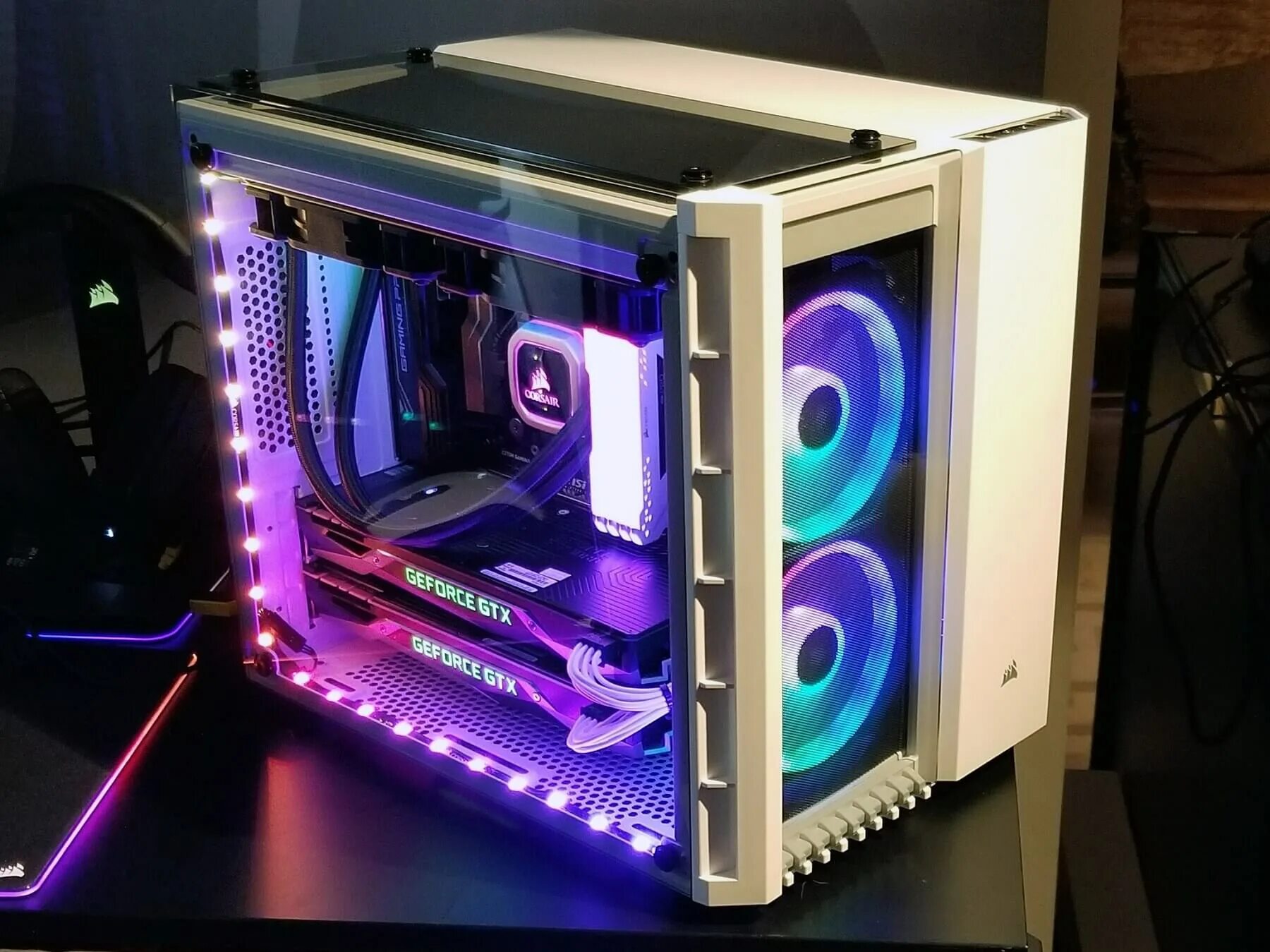 Сборка пк недорого. Corsair Crystal 280x. Corsair Crystal 280x RGB. Corsair Crystal 280x White. Корпус Corsair Crystal 280x.