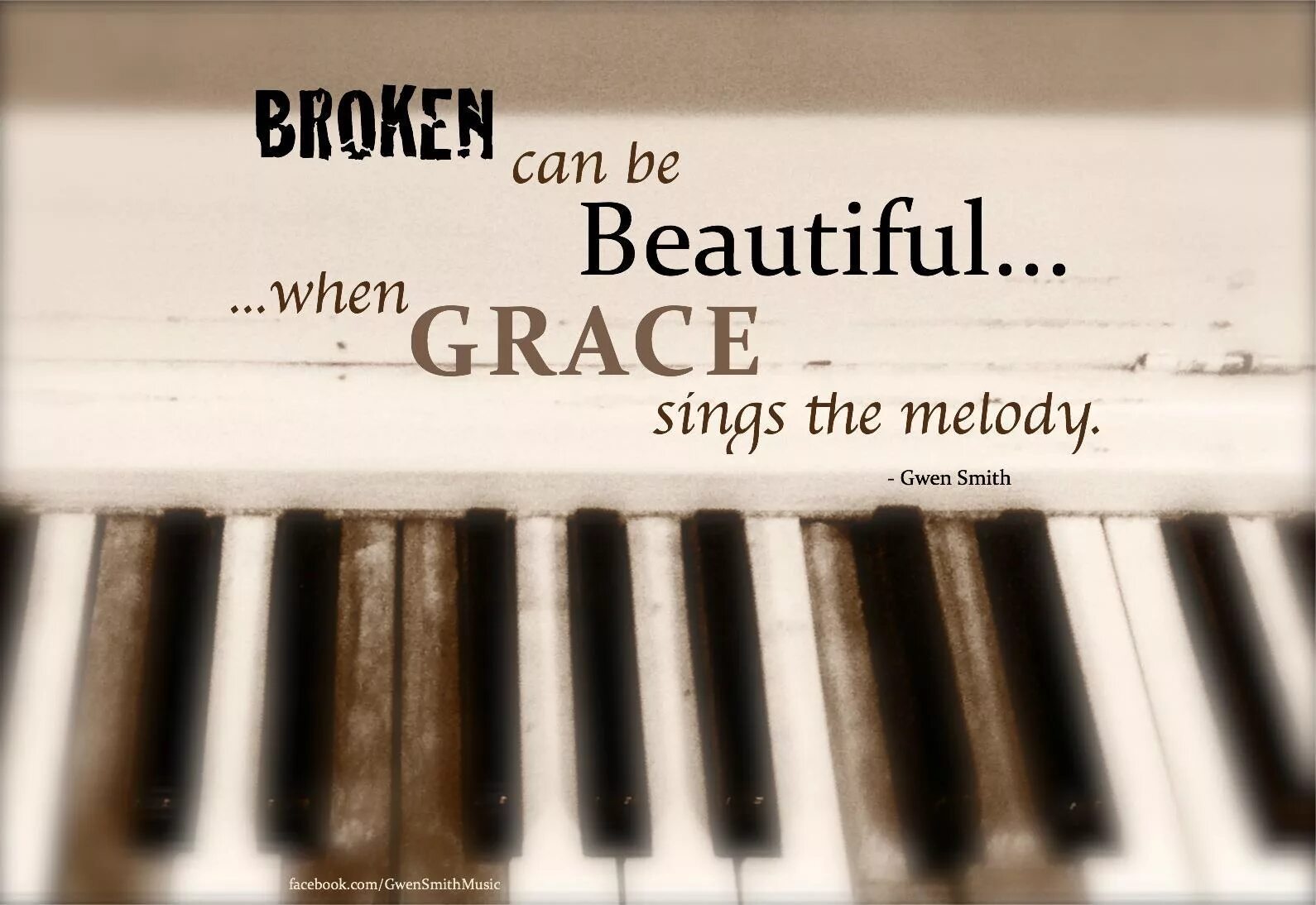 Broken but beautiful. When the Grace. 2016 - Beautiful broken. Graced broken.