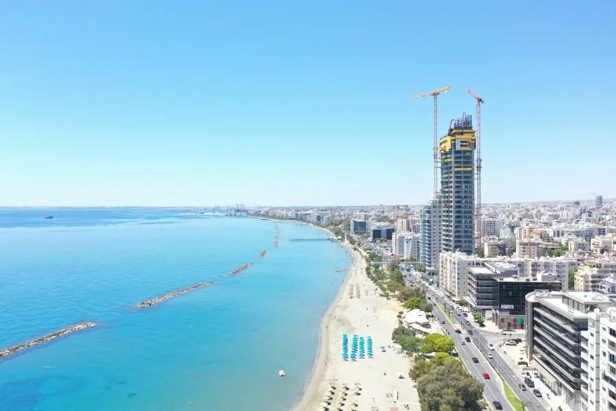 Башня one в лимассоле. One лимассол. трилогия лимассол кипр. limassol neo towers. the one cyprus.