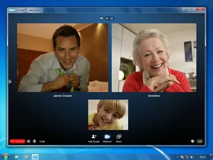 Skype видео