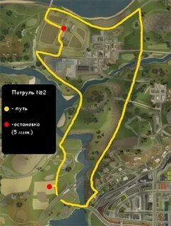 Карта патрулей