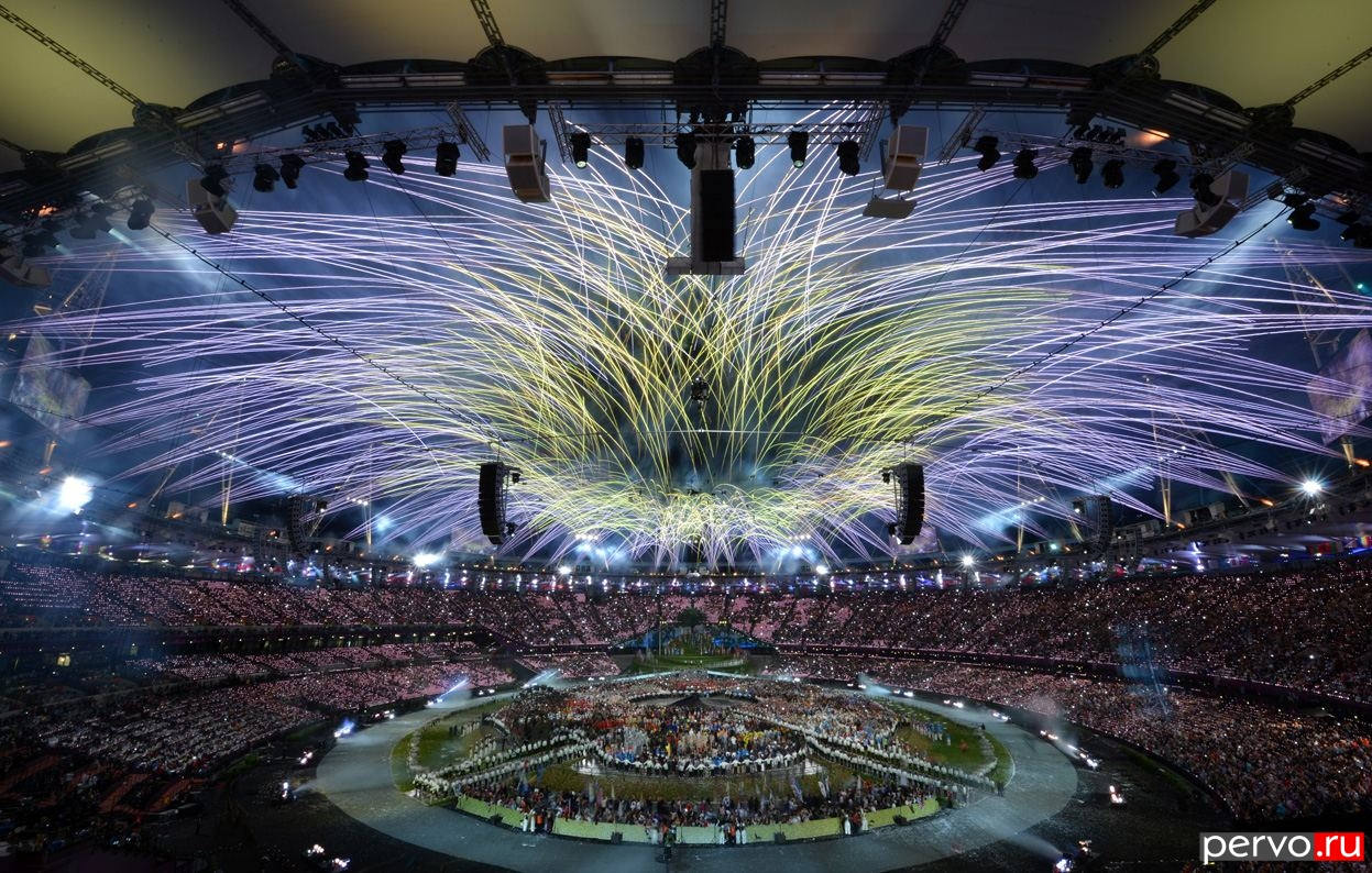 Олимпийский стадион Лондон 2012. Церемония открытия Олимпийских игр 2012 года в Лондоне. Олимпийский салют Олимпийских игр. Церемония открытия олимпиады в Сочи 2014. Открытие стадиона олимпийский