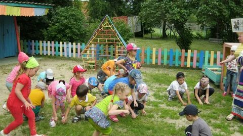 Народные игры в саду