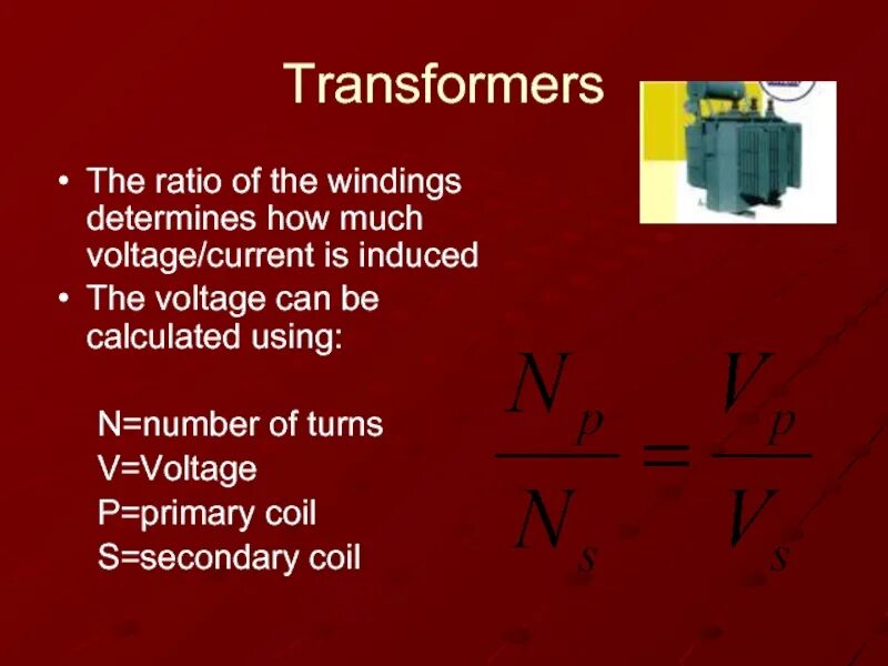 More voltage