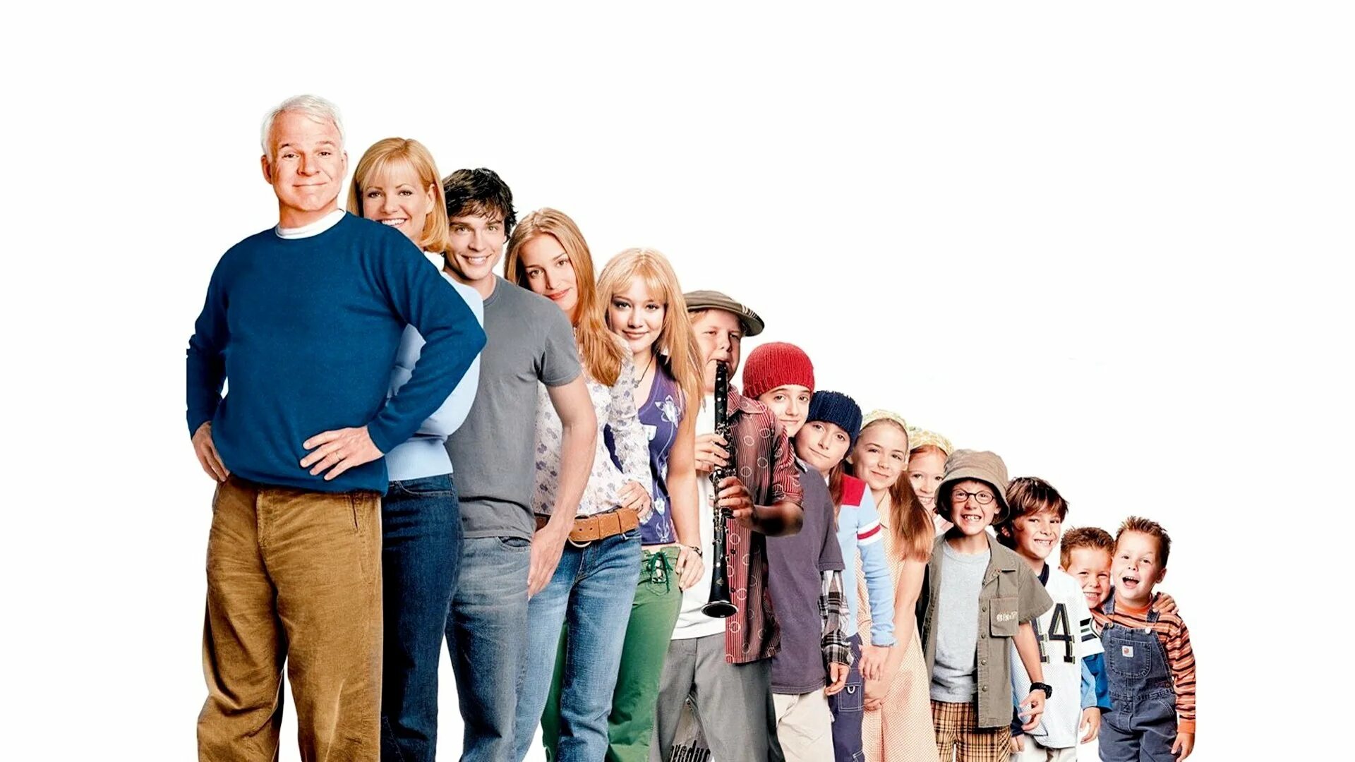 В одной семье живет несколько. Cheaper by the dozen 2003. Большая семья.