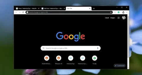 Dark tab
